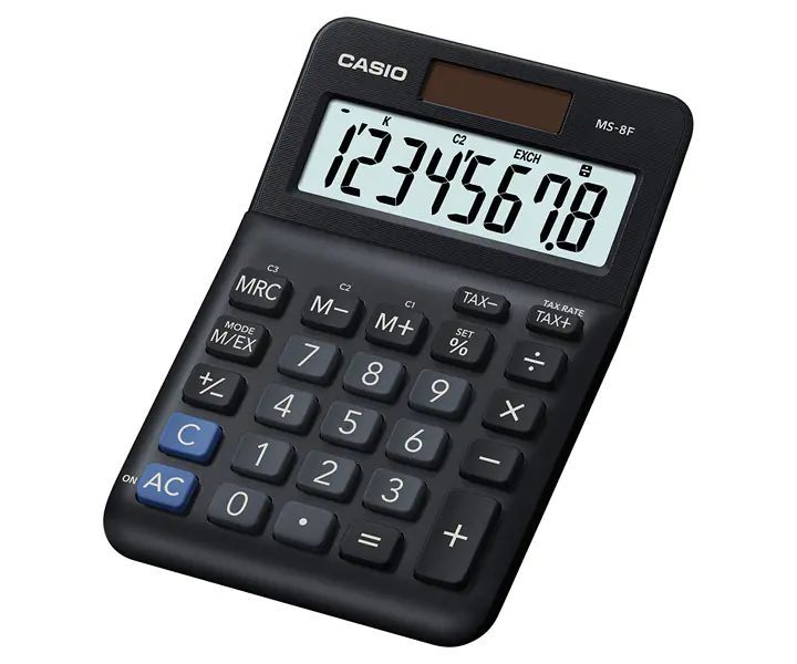 Casio MS-8F Asztali számológép Black