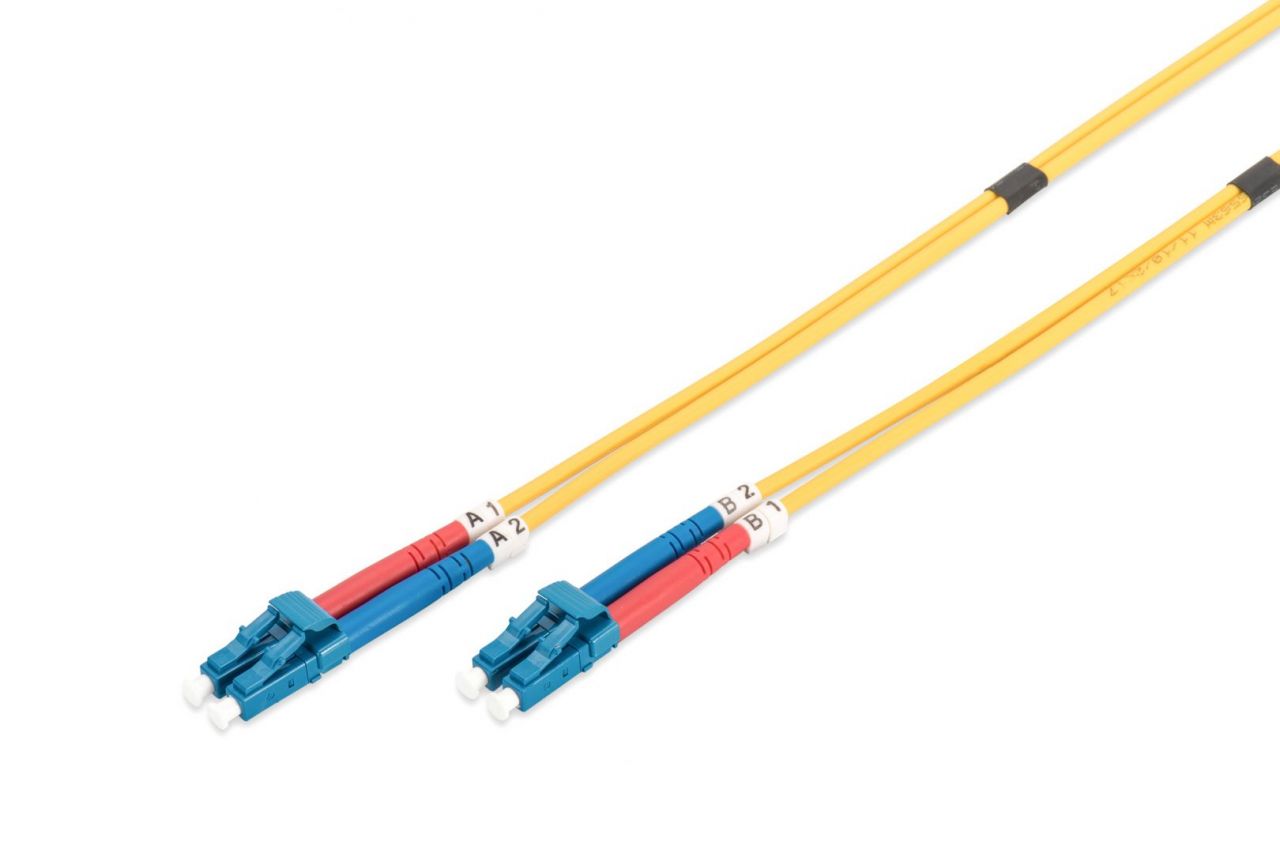 Digitus DK-2933-03 száloptikás kábel 3 M LC I-VH OS2 Yellow