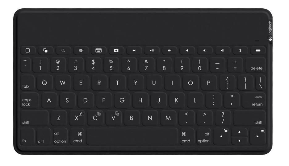 Logitech Keys-To-Go Ultra Portable iPad Keyboard Black UK