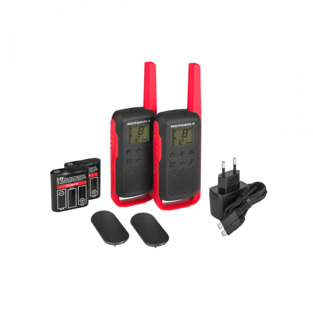 Motorola Talkabout T62 Walkie-Talkie (2 Pcs) Black/Red