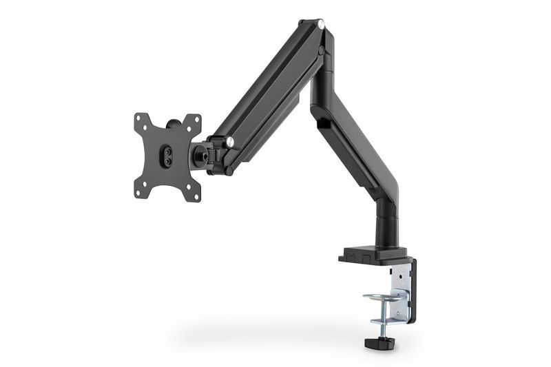Digitus DA-90394 Universal Single Monitor Mount with Gas Spring and Clamp Mount Black
