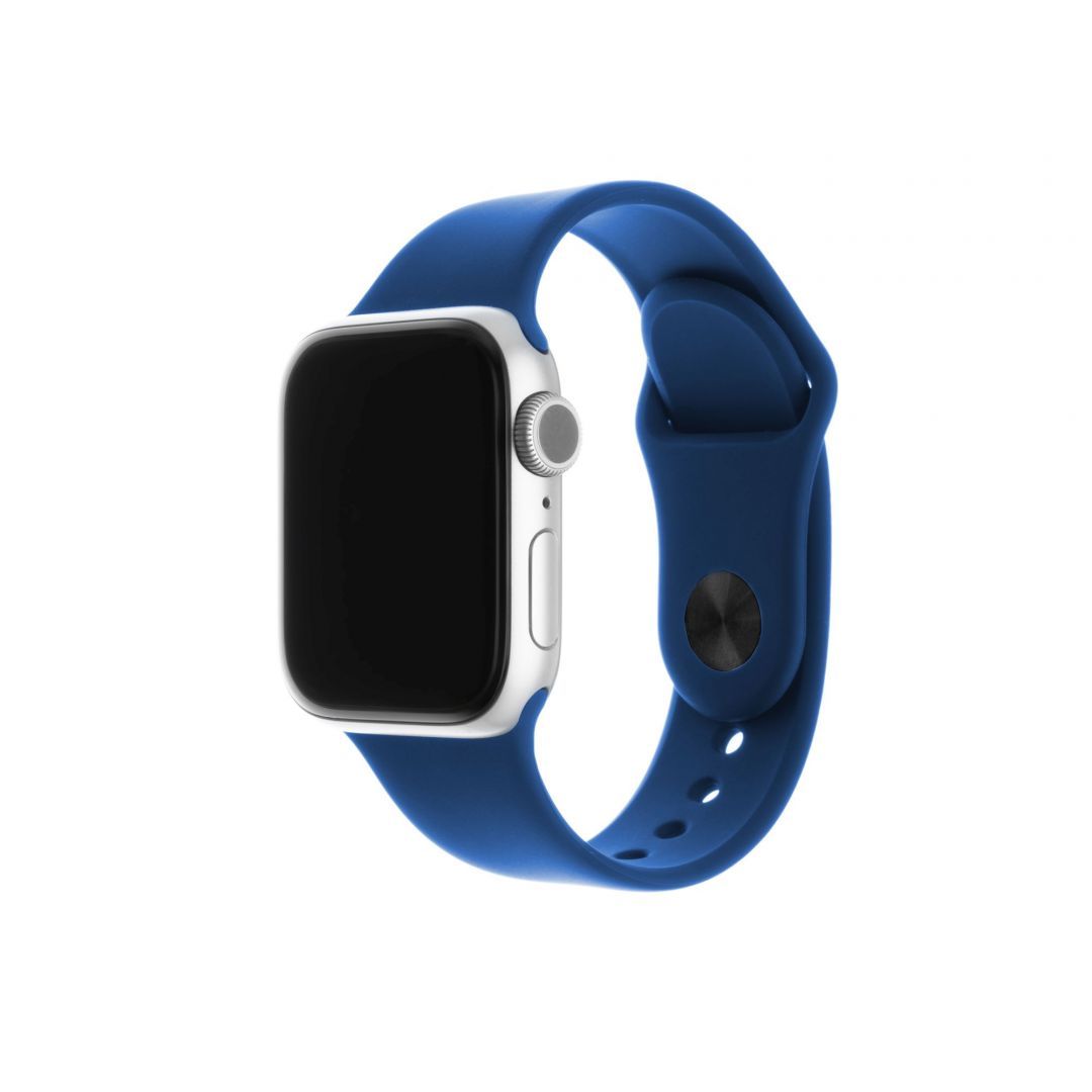 FIXED Szilikon Strap Set Apple Watch 42/44/45 mm, royal Kék
