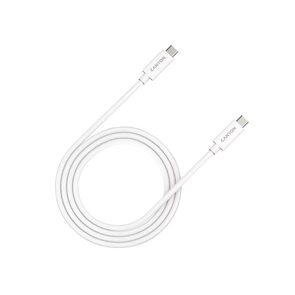 Canyon UC-44 USB4.0 full featured cable 1m White