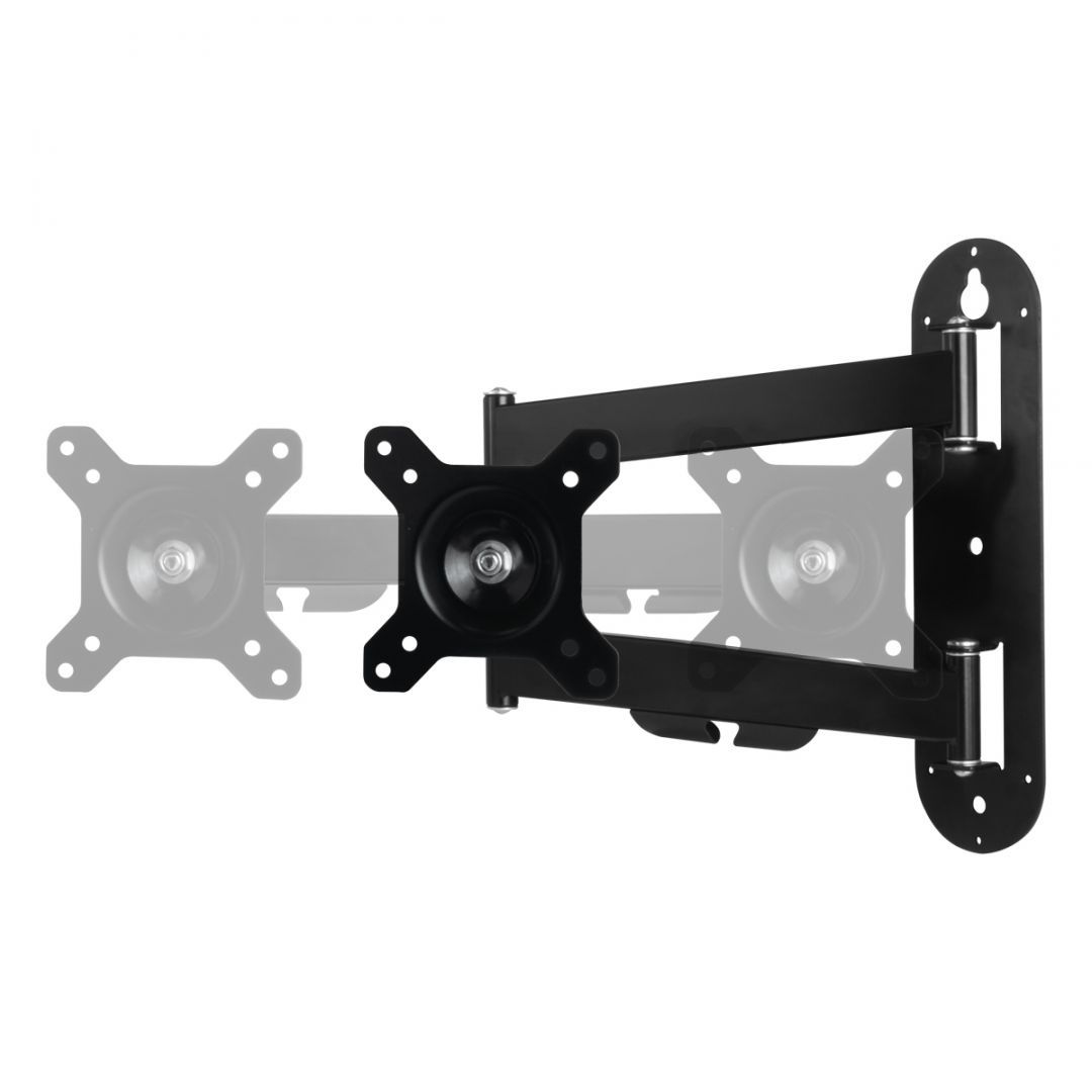Arctic W1C Wall Mount with Retractable Folding Arm Black