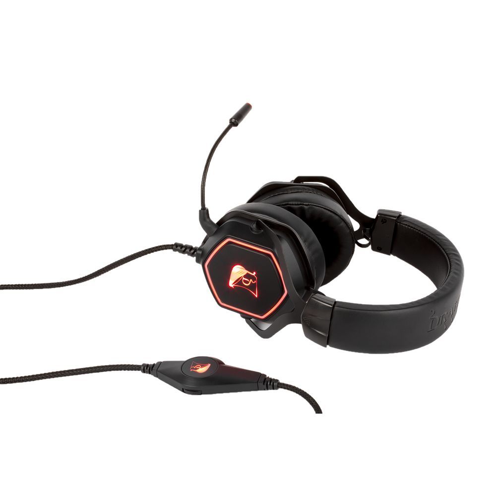 KONIX Drakkar Ragnarök Evo 7.1 Gaming Headset Black