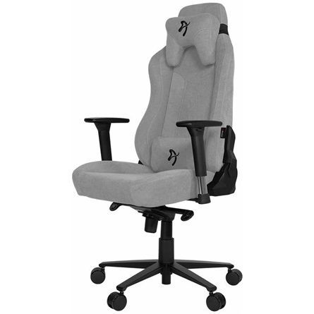 Arozzi Vernazza Soft Fabric Gaming Chair Light Grey
