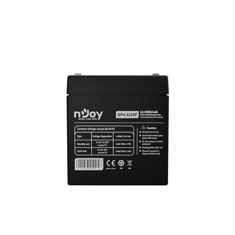 Njoy 12V/4,5Ah szünetmentes akkumulátor 1db/csomag
