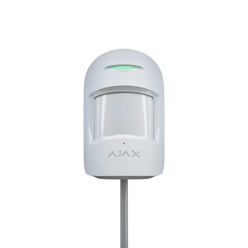 AJAX CombiProtect Fibra mozgás és üvegtörés érzékelő; fehér
