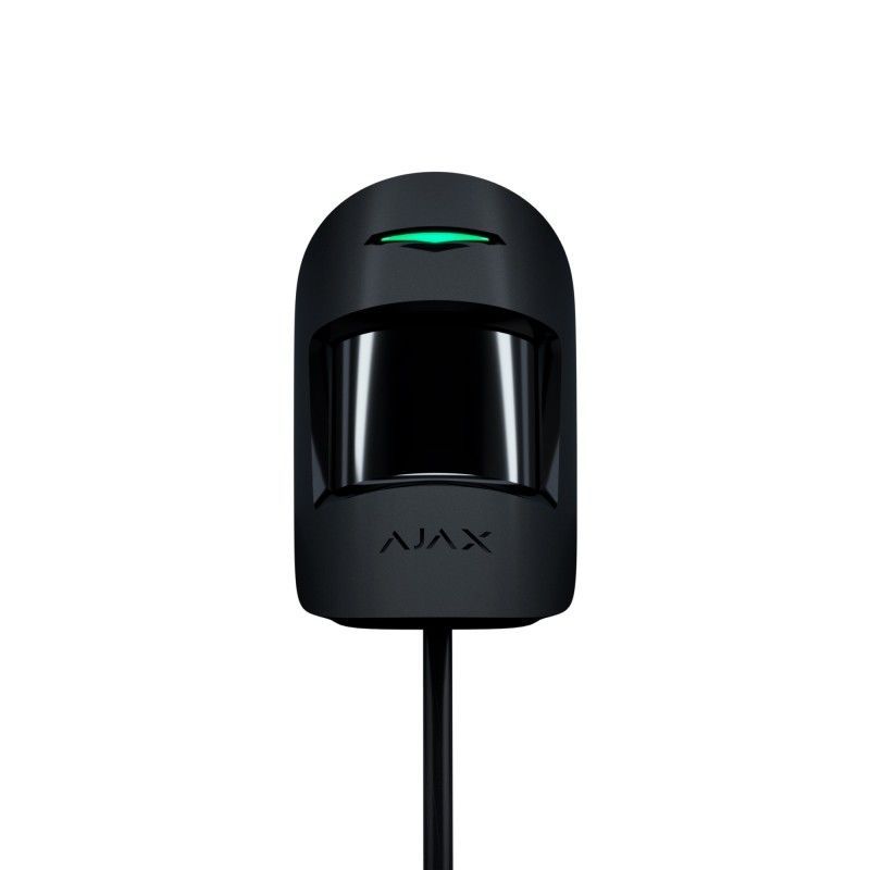 AJAX MotionProtect Fibra mozgásérzékelő; fekete