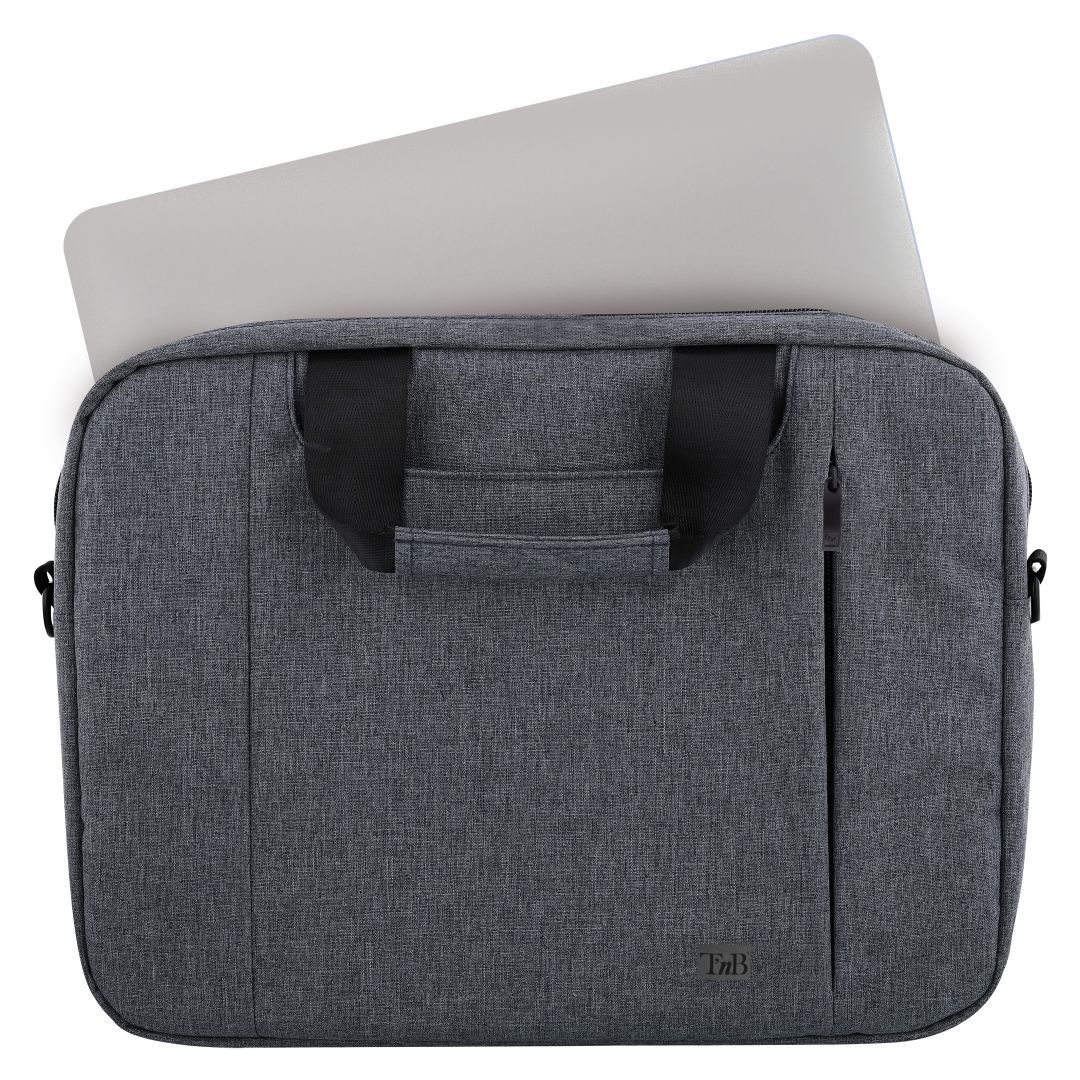 TnB Antibes Laptop Bag 15,6" Grey