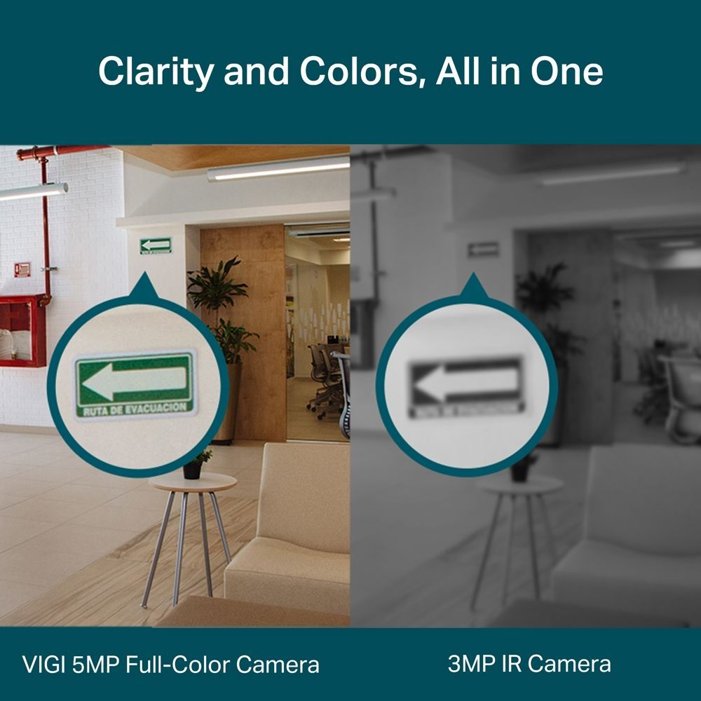 TP-Link VIGI C450 (4mm) 5MP Full-Color Turret Network Camera
