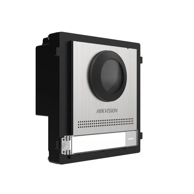 Hikvision Társasházi IP video-kaputelefon kültéri főegység; fém; moduláris; kétvezetékes; rozsdamentes acél