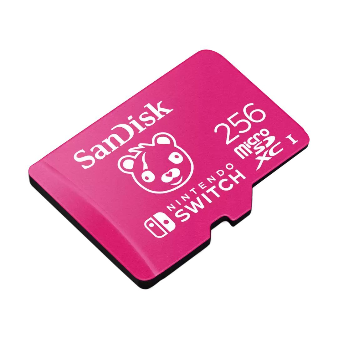 Sandisk 256GB microSDXC Class10 UHS-1 Nintendo Switch Fortnite Edition Cuddle Team