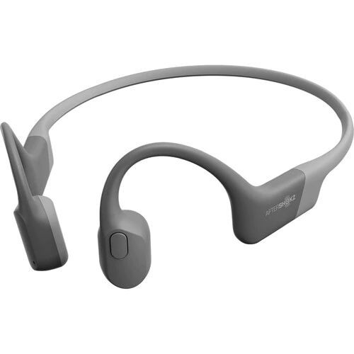 Shokz Openrun Bone Conduction Open-Ear Endurance Wireless Bluetooth Headphones Grey