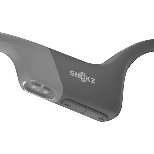 Shokz Openrun Bone Conduction Open-Ear Endurance Wireless Bluetooth Headphones Grey