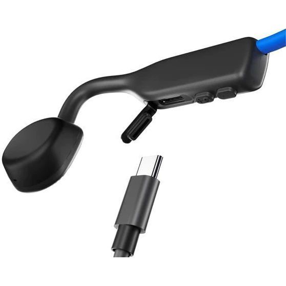 Shokz Openmove Bone Conduction Open-Ear Lifestyle/Sport Bluetooth Headset Blue