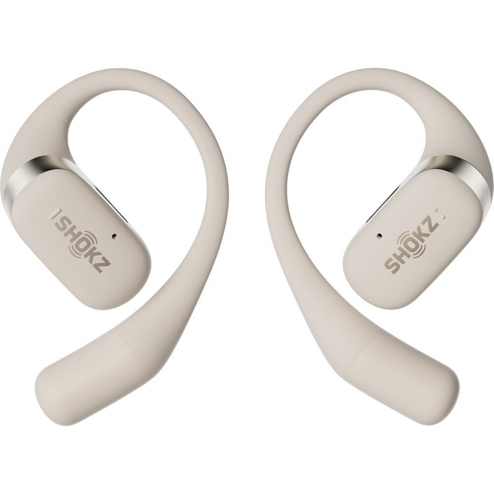 Shokz OpenFit Bluetooth True Wireless Open-Ear Sport Headset Beige