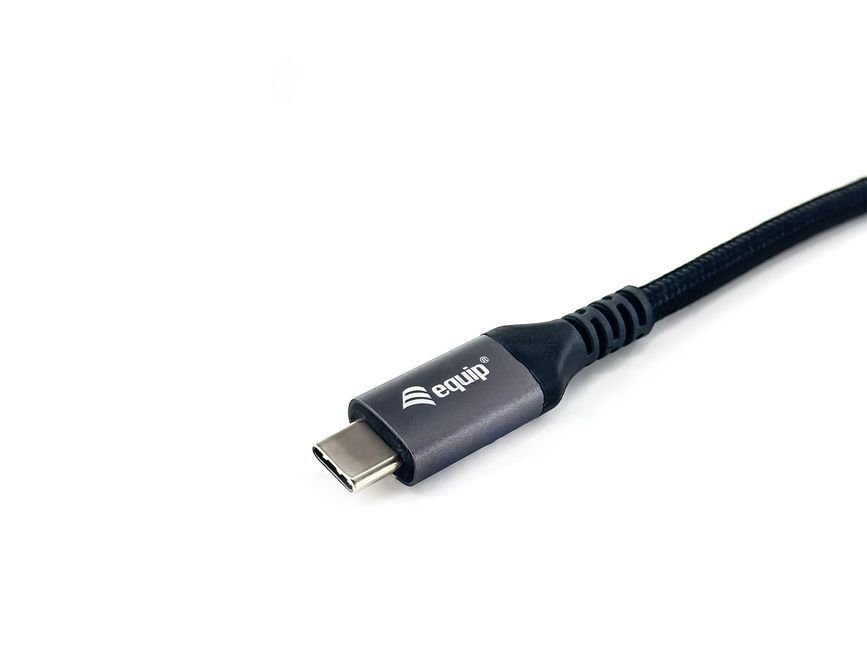 EQuip USB-C 4 Gen3 to USB-C 240W cable 1,2m Black