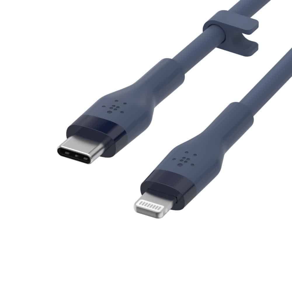Belkin BoostCharge Flex USB-C Cable with Lightning Connector 3m Blue