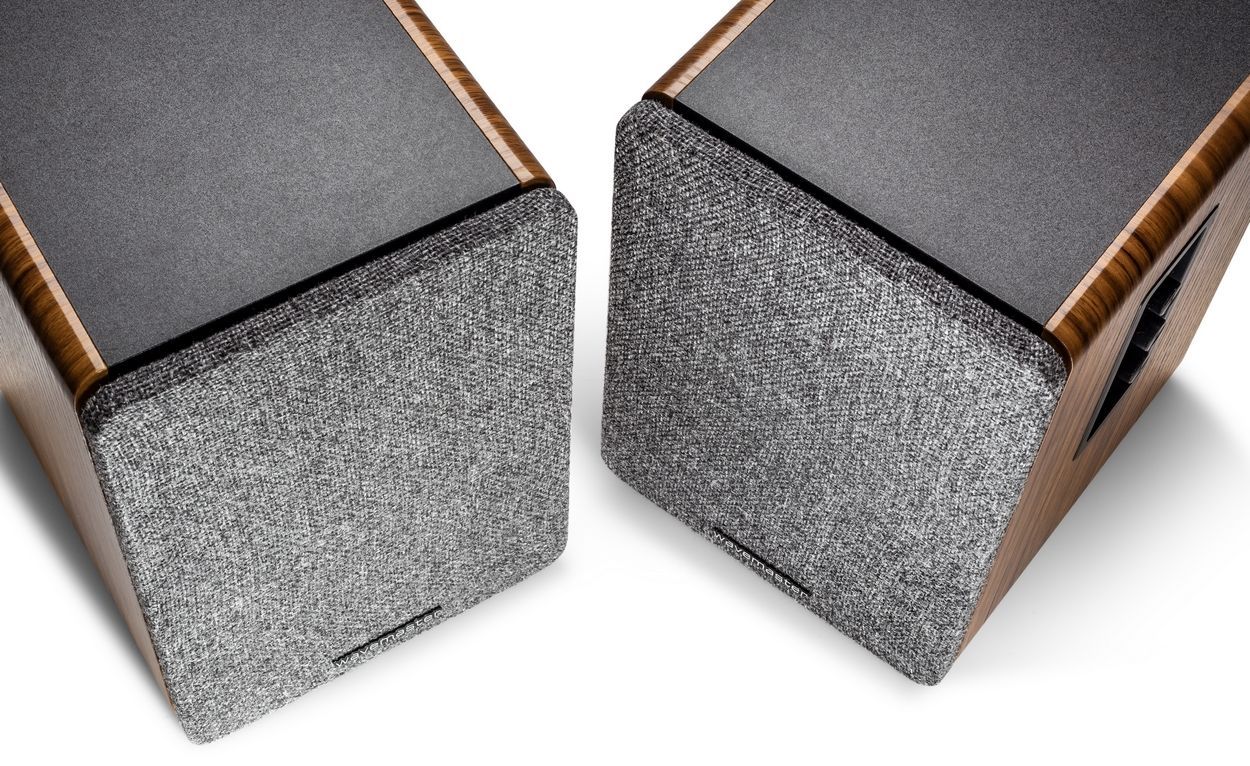 wavemaster Base Bluetooth Speaker System Wood/Grey