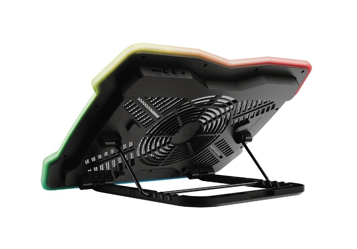 Trust GXT 1126 Aura RGB Multicolour-illuminated Laptop Cooling Stand