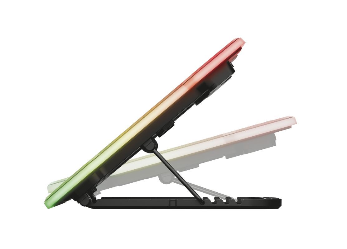 Trust GXT 1126 Aura RGB Multicolour-illuminated Laptop Cooling Stand