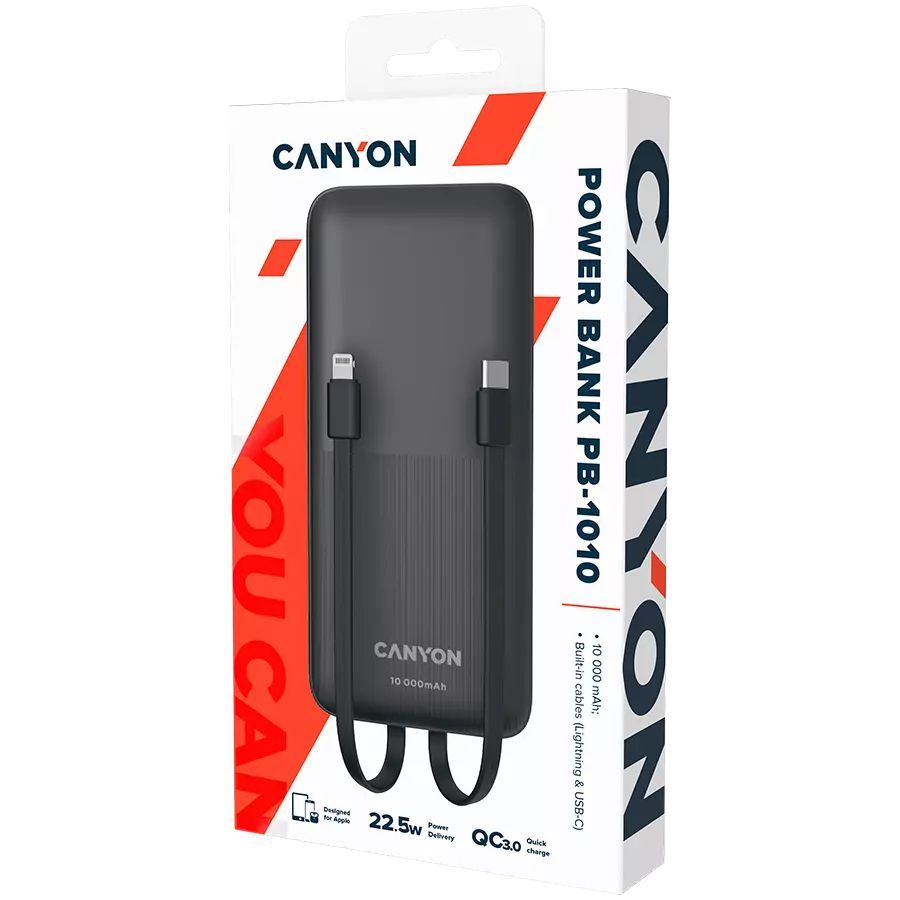 Canyon CNE-CPB1010B 10000mAh PowerBank Black