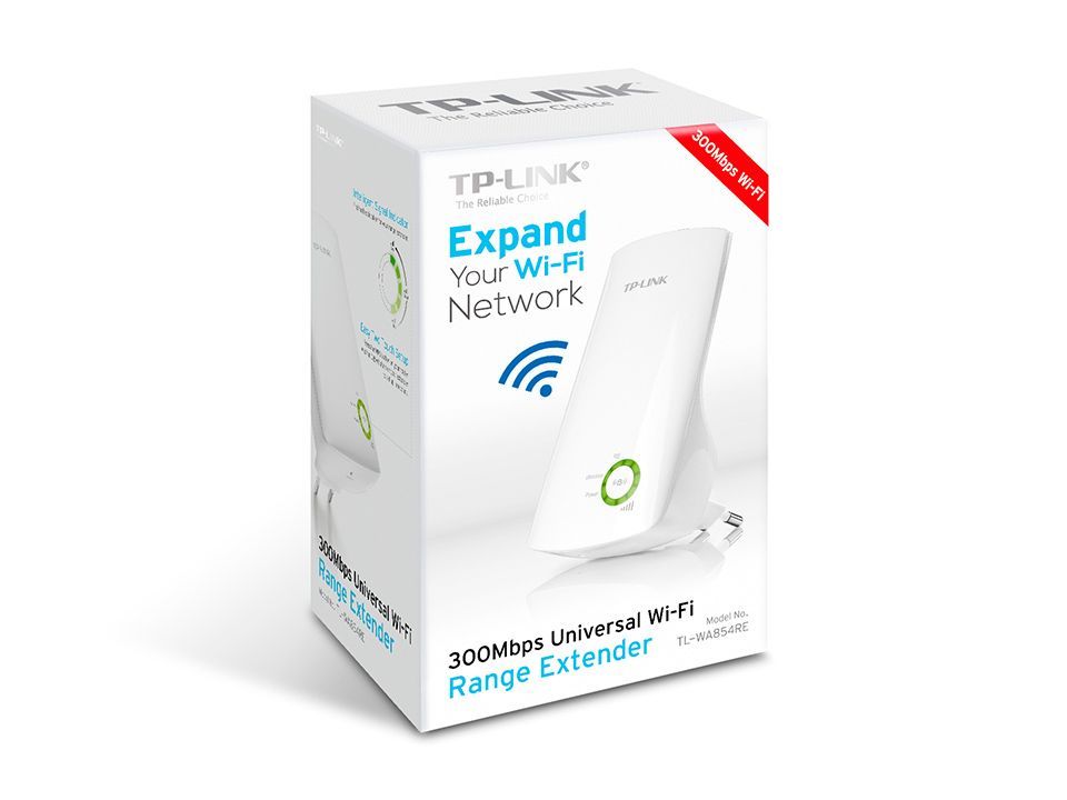 TP-Link TL-WA854RE 300Mbps Universal WiFi Range Extender White