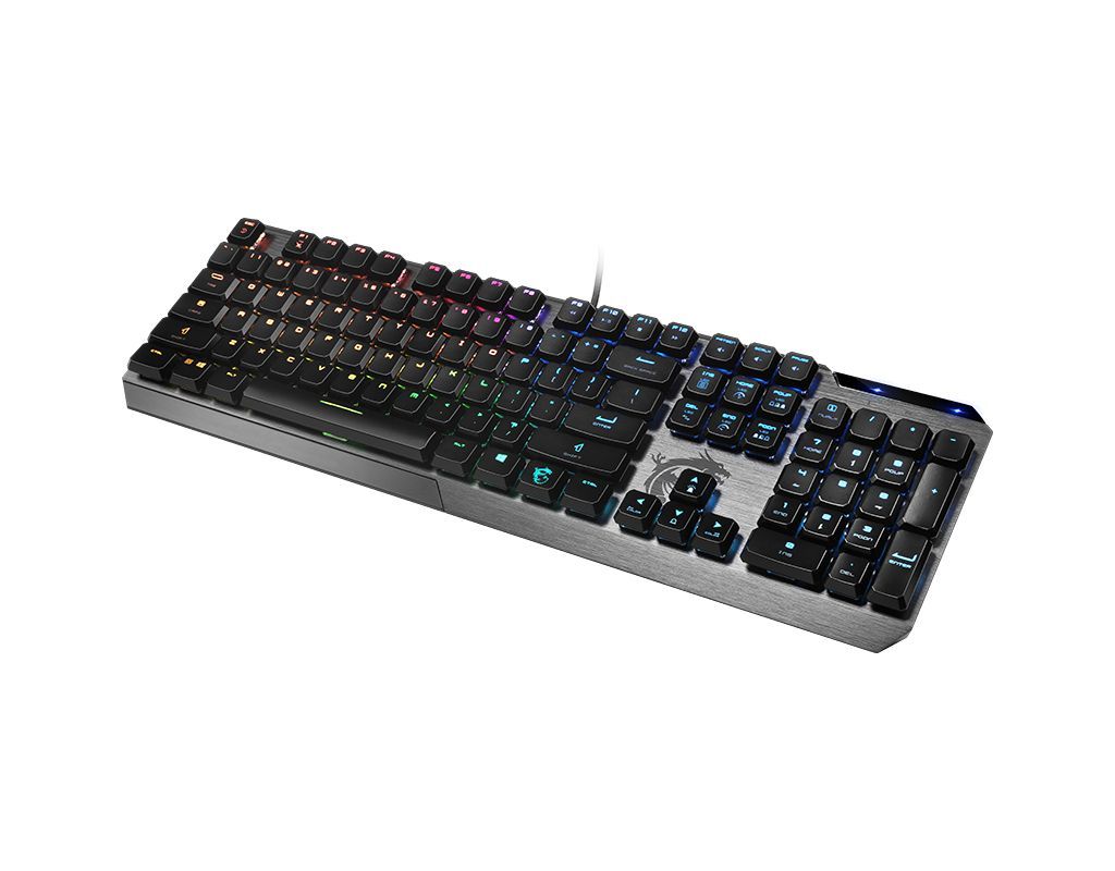 Msi Vigor GK50 Low Profile Mechanical Gaming Keyboard Black US