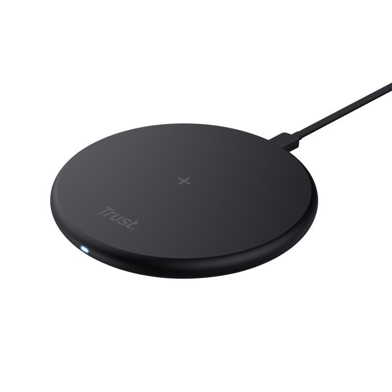 Trust Viro Compact and fast 15W wireless charger with USB-C connection Black