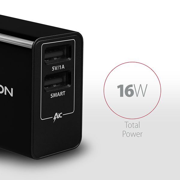 AXAGON ACU-DS16 Smart Wall Charger
