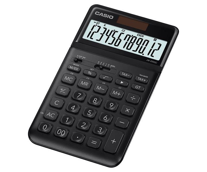 Casio JW-200SC-BK Asztali számológép Black