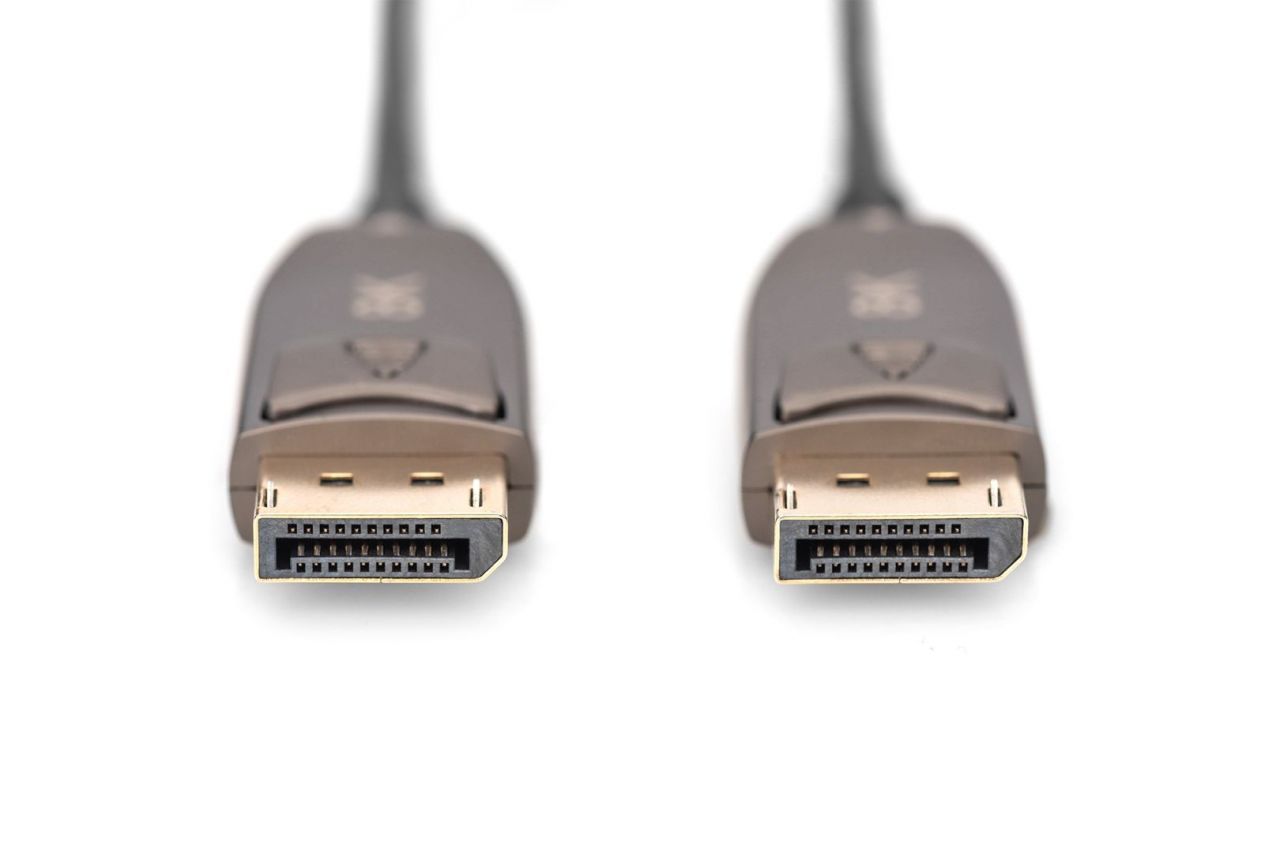 Digitus DisplayPort AOC Hybrid Fiber Optic Cable UHD 8K 30m Black