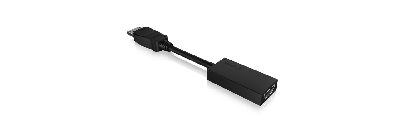 Raidsonic IcyBox IB-AC508A DisplayPort 1.2 to HDMI Adapter Black