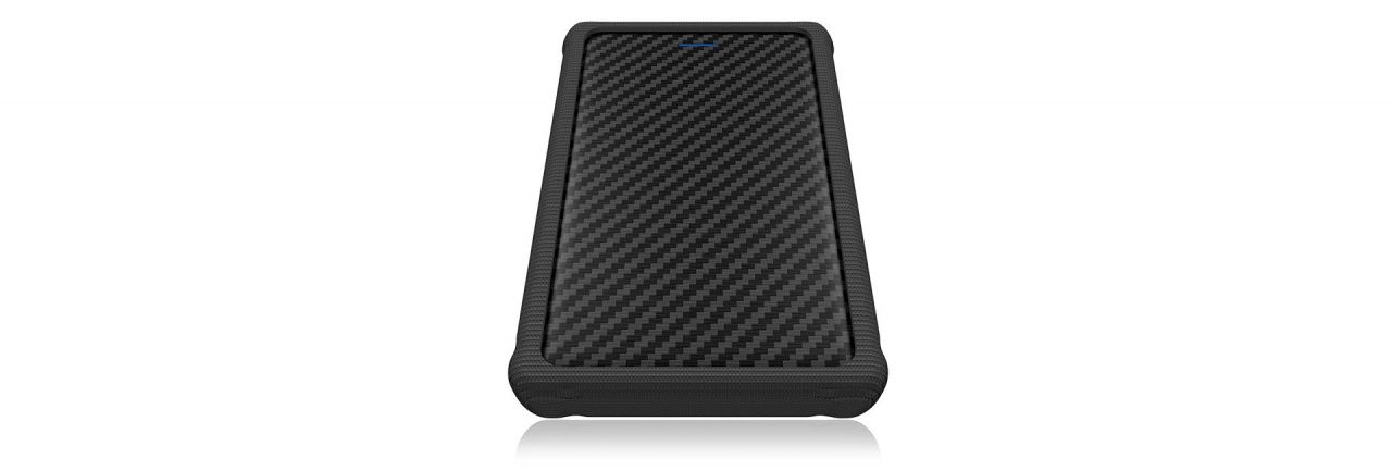 Raidsonic IcyBox IB-223U3A-B External enclosure for 2.5" SATA HDD/SSD with USB 3.0 interface and silicone protection sleeve