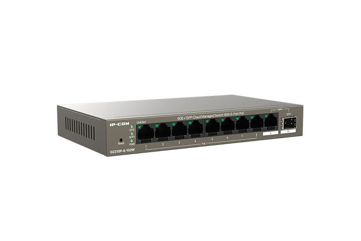 IP-COM G2210P-8-102W 9GE+1SFP Cloud Managed Switch With 8-Port PoE
