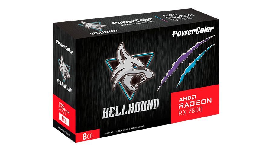 PowerColor RX7600 8GB DDR6 Hellhound