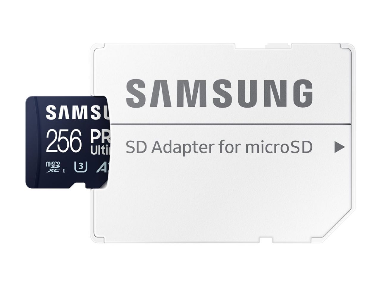 Samsung 256GB microSDXC Pro Ultimate Class10 U3 A2 V30 + adapterrel