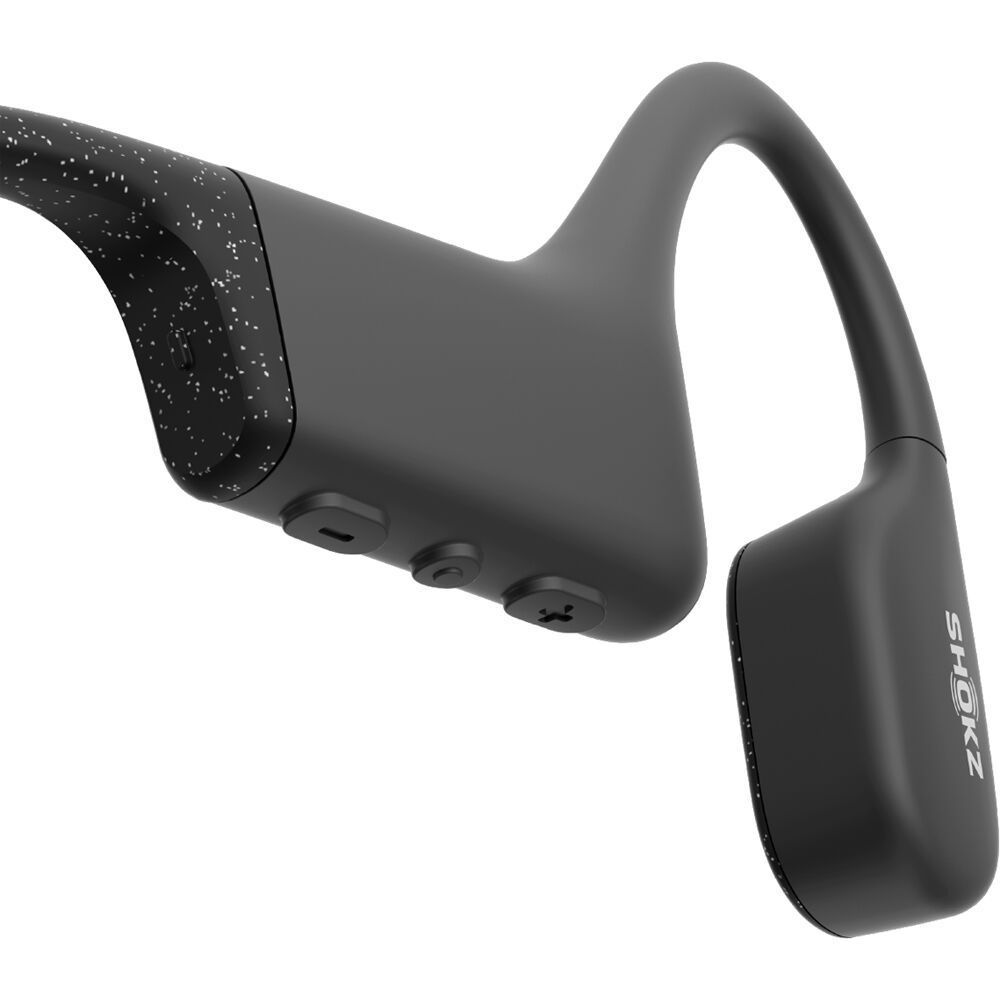 Shokz OpenSwim Bone Conduction Open-Ear MP3 Swimming Wireless Bluetooth Headphones Black