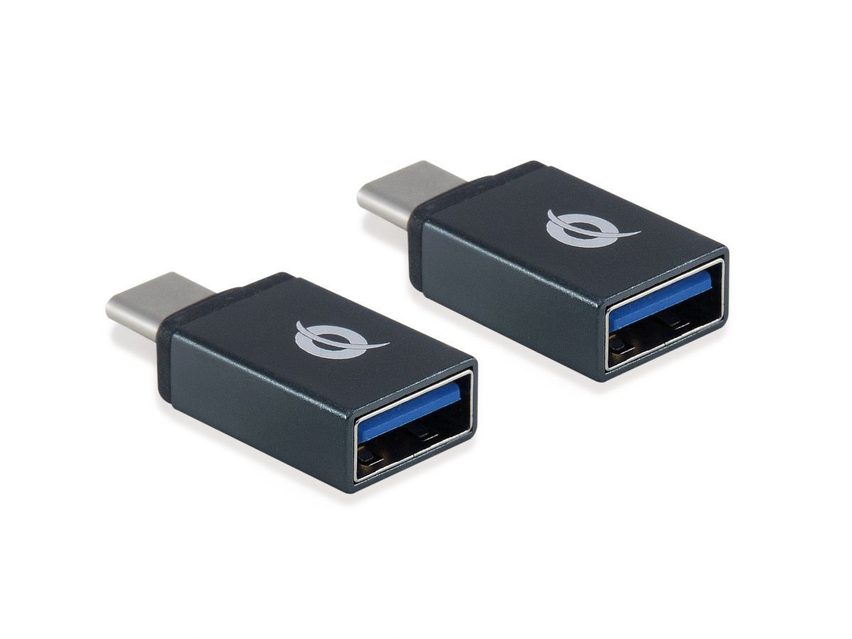 Conceptronic DONN03G USB-C to USB-A OTG Adapter (2-Pack)