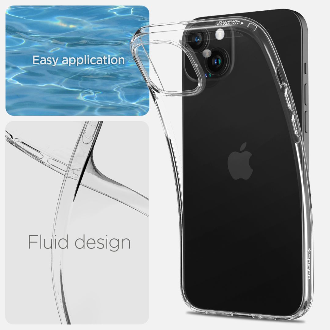 Spigen iPhone 15 Plus Case Liquid Crystal Crystal Clear