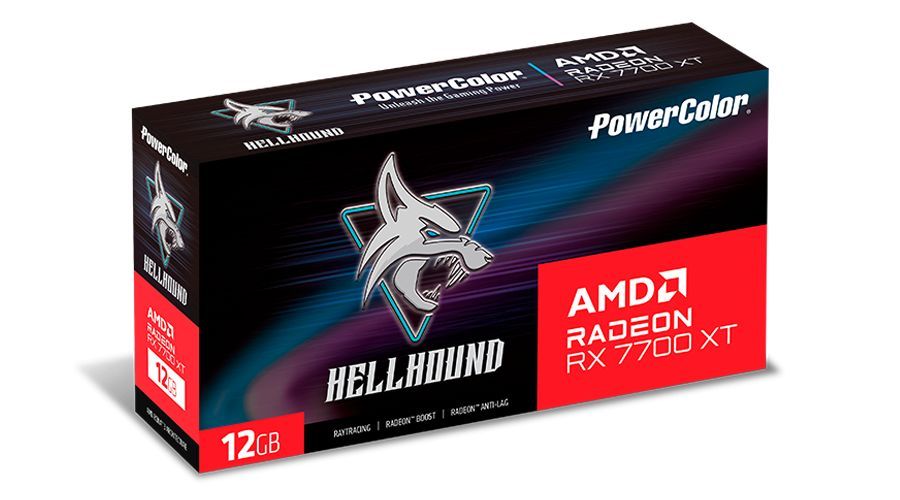 PowerColor RX7700 XT 12GB DDR6 Hellhound