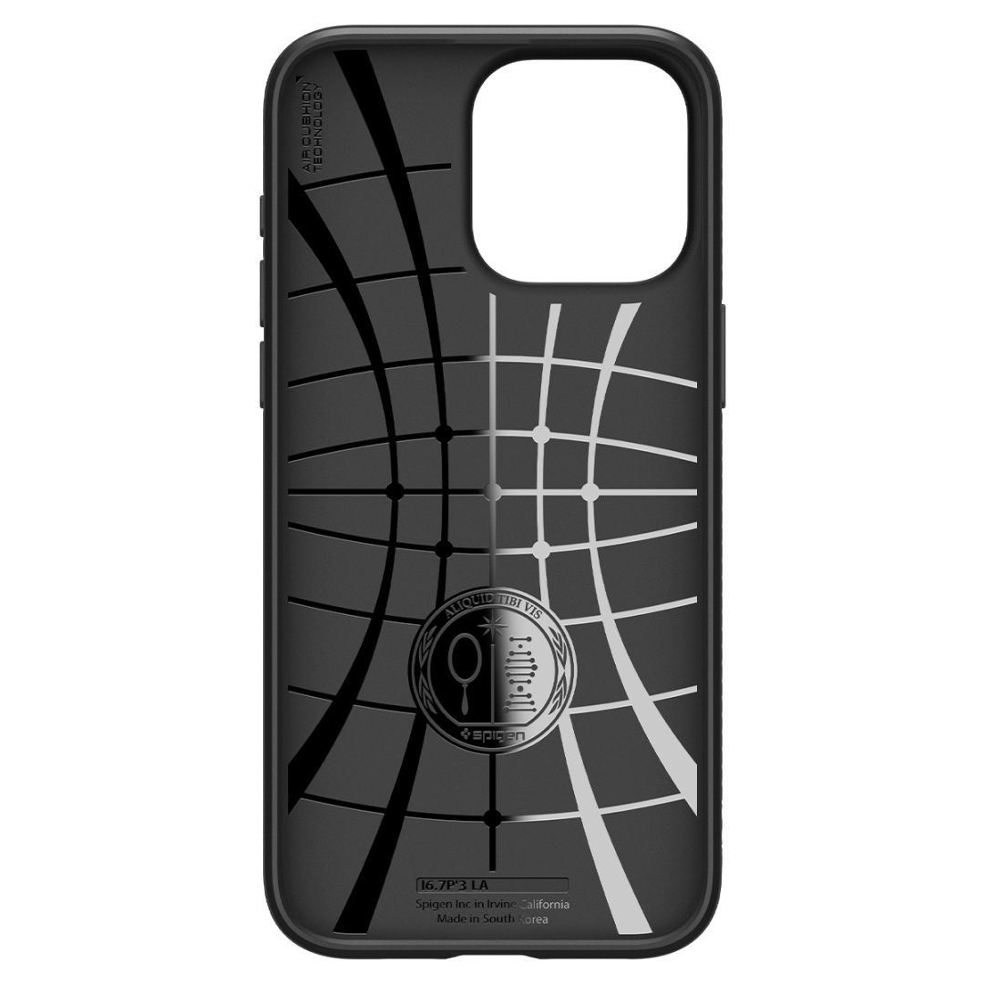 Spigen iPhone 15 Pro Max Case Liquid Air Matte Black