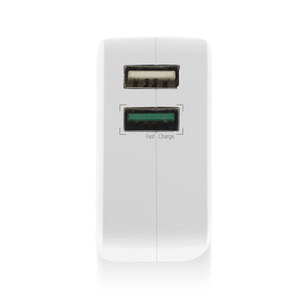 ACT AC2125 2-Port USB Charger 30W including 1 Quick Charge 3.0 port White
