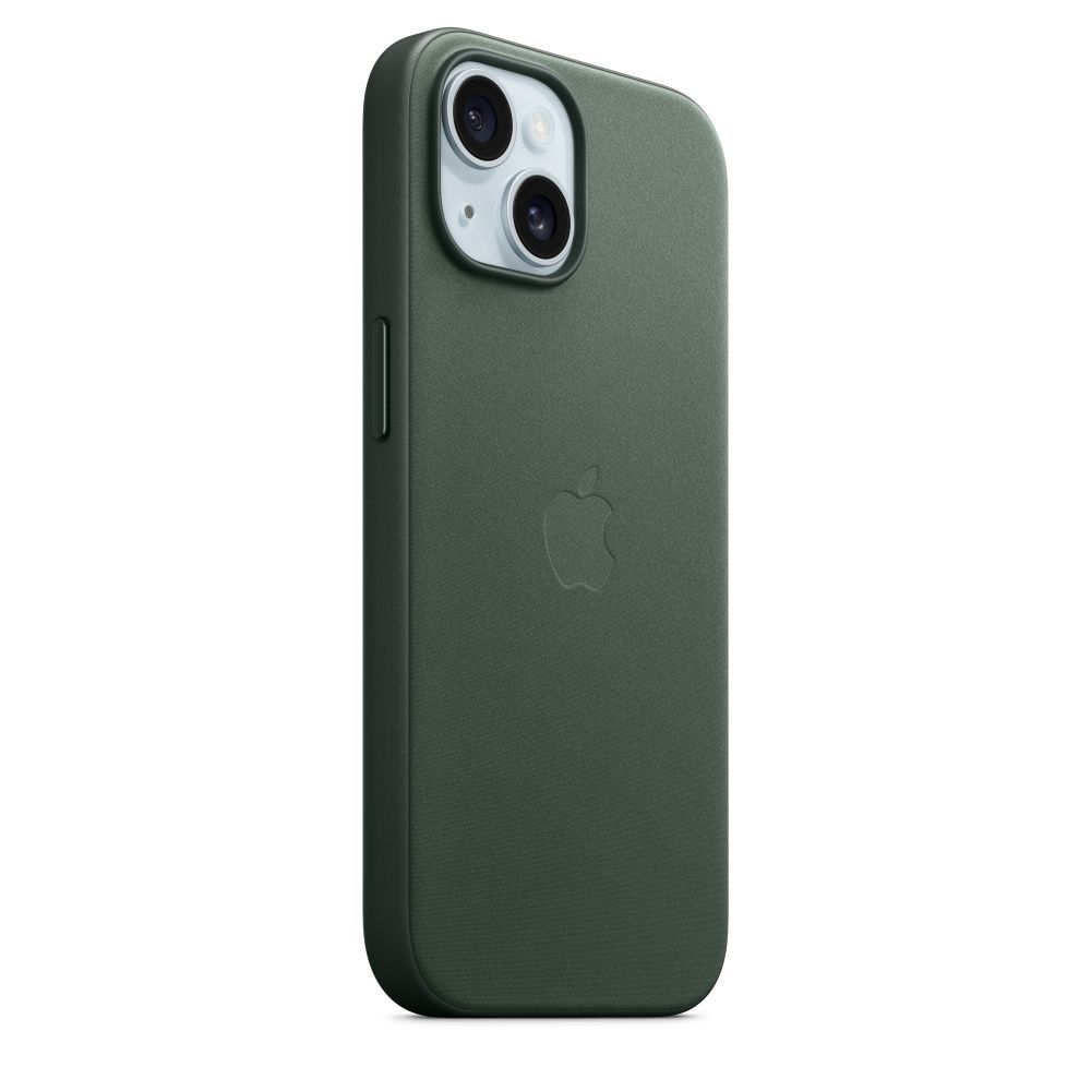 Apple iPhone 15 FineWoven Case with MagSafe Evergreen