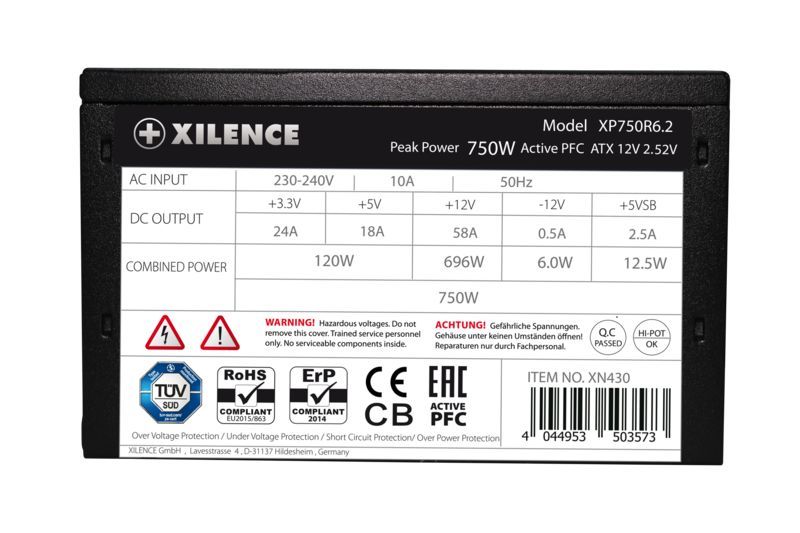 Xilence 750W 80+ Performance C+ Series