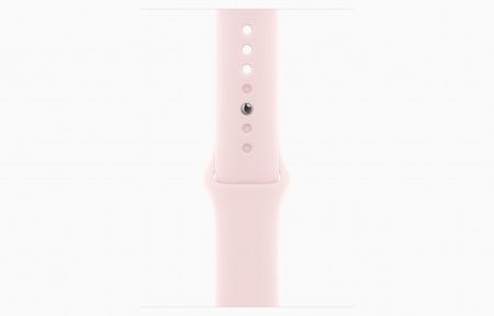 Apple Watch S9 GPS 45mm Pink Alu Case with Light Pink Sport Band S/M