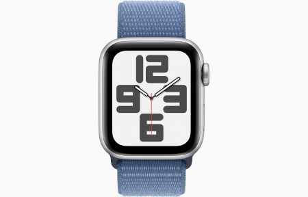 Apple Watch SE3 GPS 40mm Silver Alu Case with Winter Blue Sport Loop