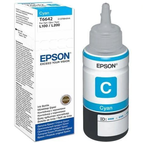 Epson T6642 L100/L200 Cyan tintapatron