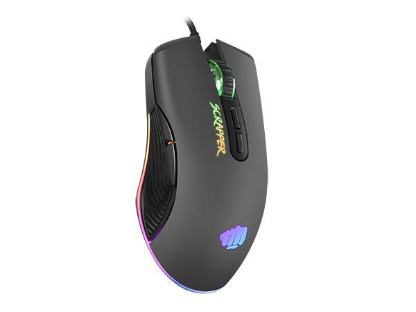 FURY Scrapper RGB Gaming Mouse Black